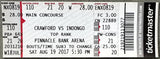 CRAWFORD, TERENCE-JULIUS INDONGO ON SITE FULL TICKET (2017)