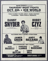 CZYZ, BOBBY-DAN SNYDER ON SITE POSTER/BROADSIDE (1981)