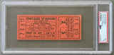 SADDLER, SANDY-HAROLD DADE + EXHIBITIONS FULL TICKET (1949-PSA/DNA EX 5)