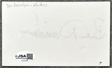 DAVIDSON, BEN SIGNED INDEX CARD (JSA)