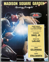 DAVIS, JR., HOWARD-SHELTON LEBLANC OFFICIAL PROGRAM (1988)