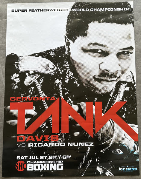 DAVIS, GERVONTA-RICARDO NUNEZ SHOWTIME BOXING POSTER (2019)