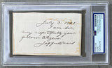 DAVIS, JEFFERSON INK SIGNATURE (1860-PSA/DNA)