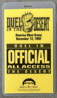 DE LA HOYA, OSCAR-CLIFFORD HICKS & MICHAEL CARBAJAL-ROBINSON CUESTA OFFICIAL CREDENTIAL  (1992)