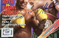 DE LA HOYA, OSCAR & RAFAEL RUELAS SIGNED KO MAGAZINE COVER (PSA/DNA)