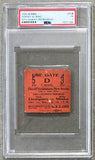 DEMPSEY, JACK-BILLY MISKE ON SITE TICKET STUB (1920-PSA/DNA PR 1)