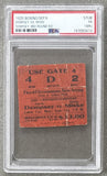 DEMPSEY, JACK-BILLY MISKE ON SITE TICKET STUB (1920-PSA/DNA)