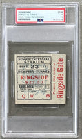 TUNNEY, GENE-JACK DEMPSEY I TICKET STUB (1926-PSA/DNA FR 1.5)