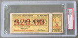 DEMPSEY, JACK-JESS WILLARD FULL TICKET (1919-DEMPSEY WINS TITLE-PSA/DNA EX 5)