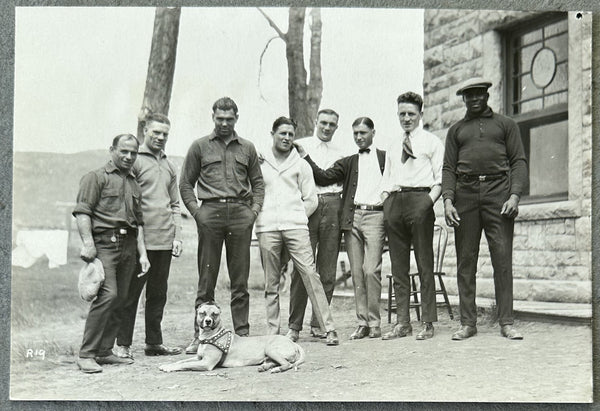 DEMPSEY, JACK TRAINING CAMP ORIGINAL TYPE 1 PHOTOGRAPH (1923-TRAINING FOR GIBBONS)