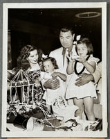 DEMPSEY, JACK & FAMILY TYPE 1 WIRE PHOTO (1938)