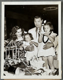 DEMPSEY, JACK & FAMILY TYPE 1 WIRE PHOTO (1938)