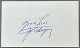 DEMPSEY, JACK INK SIGNED INDEX CARD (JSA)