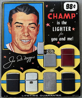 DIMAGGIO, JOE CHAMP LIGHTER STORE DISPLAY STANDEE (CIRCA 1940'S)