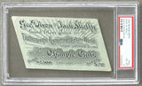 DIXON, GEORGE-JACK SKELLY ON SITE FULL TICKET (1892-PSA/DNA EX-MT 6)