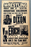 VON ERICH, FRITZ-DORY DIXON ON SITE POSTER (1966)