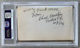 DIXON, GEORGE INK SIGNED ALBUM PAGE (1904-PSA/DNA)
