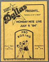 DOUGLAS, JAMES "BUSTER"-DAVE STARKEY OFFICIAL PROGRAM (1984)