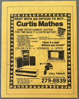 DOUGLAS, JAMES "BUSTER"-DAVE STARKEY OFFICIAL PROGRAM (1984)