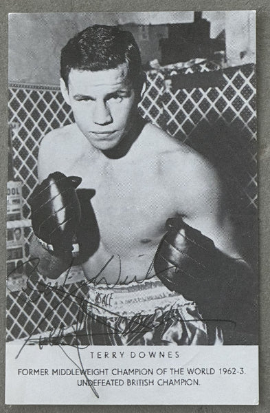 DOWNES, TERRY SIGNED PHOTO