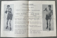 DUNDEE, VINCE-JACK HOOD OFFICIAL PROGRAM (1931)