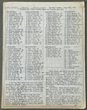 DURAN, ROBERTO-KEN BUCHANAN SOUVENIR PROGRAM (1972)