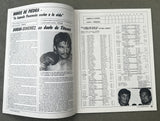 DURAN, ROBERTO-JUAN GIMENEZ OFFICIAL PROGRAM (1987)