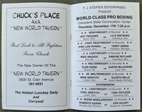 DURAN, ROBERTO-KEN HULSEY OFFICIAL PROGRAM (1992)