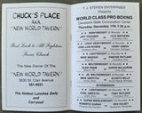 DURAN, ROBERTO-KEN HULSEY OFFICIAL PROGRAM (1992)