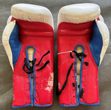 DURAN, ROBERTO SIGNED FIGHT WORN GLOVES (2000-PAT LAWLOR FIGHT)