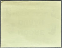 DURAN, ROBERTO-DAVEY MOORE BROADSIDE POSTER (1983)