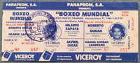 DURAN, ROBERTO-MANUEL ESTEBAN ZAMBRANO ON SITE FULL TICKET (1986)