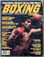 DURAN, ROBERTO SIGNED BOXING TODAY MAGAZINE (1980)