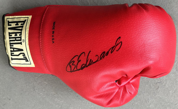 EDWARDS, CORNELIUS "BOZA" SIGNED BOXING GLOVE