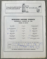 ELORDE, GABRIEL "FLASH"-FRANKIE NARVAEZ OFFICIAL PROGRAM (1965)