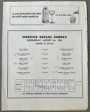ELORDE, GABRIEL "FLASH"-FRANKIE NARVAEZ OFFICIAL PROGRAM (1965)