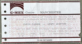 EUBANK, CHRIS-HENRY WHARTON ON SITE STUBLESS TICKET (1994)