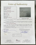 EVANGELISTA, ALFREDO SIGNED FIGHT CONTRACT (1978-HOLMES FIGHT-JSA AUTHENTICATED)