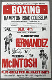 FERNANDEZ, FLORENTINO-VERNON MCINTOSH SIGNED ON SITE POSTER (1972)