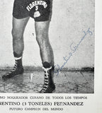 FERNANDEZ, FLORENTINO SIGNED PROMOTIONAL PHOTO