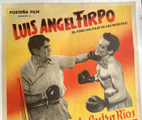 FIRPO, LUIS MOVIE POSTER (1952-NACE UN CAMPEON)