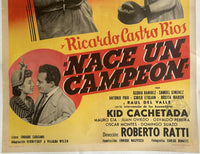 FIRPO, LUIS MOVIE POSTER (1952-NACE UN CAMPEON)