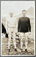 FITZSIMMONS, ROBERT & YOUNG BOB FITZSIMMONS, REAL PHOTO POSTCARD (1917)