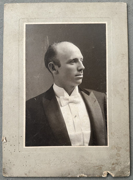 FITZSIMMONS, ROBERTORIGINAL MOUNTED PHOTOGRAPH (1890'S)
