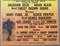FLAIR, RIC-DUSTY RHODES ON SITE POSTER (1982)