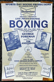 FOREMAN, GEORGE-TIM ANDERSON ON SITE POSTER (1987)
