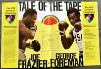 FOREMAN, GEORGE-JOE FRAZIER I OFFICIAL PROGRAM (1973)