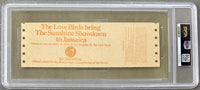 FOREMAN, GEORGE-JOE FRAZIER I ON SITE FULL TICKET (1973-PSA/DNA EX 5)