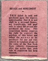 FOREMAN, GEORGE-"IRISH" JACK O'HALLORAN & CHUCK WEPNER-MANUEL RAMOS ON SITE TICKET STUB (1970)