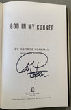 FOREMAN, GEORGE SIGNED BOOK-GOD IN MY CORNER (JSA)